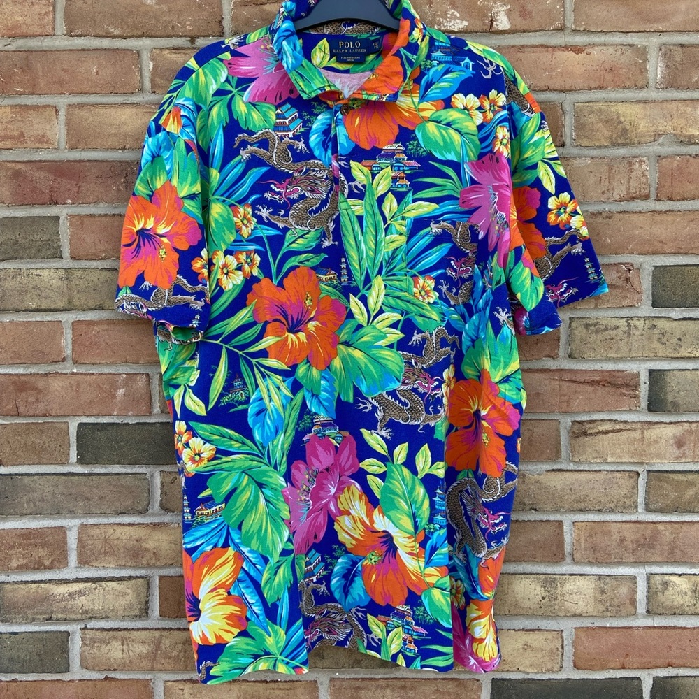 Mens Polo Ralph Lauren Performance Mesh Custom Fit Shirt - XXL